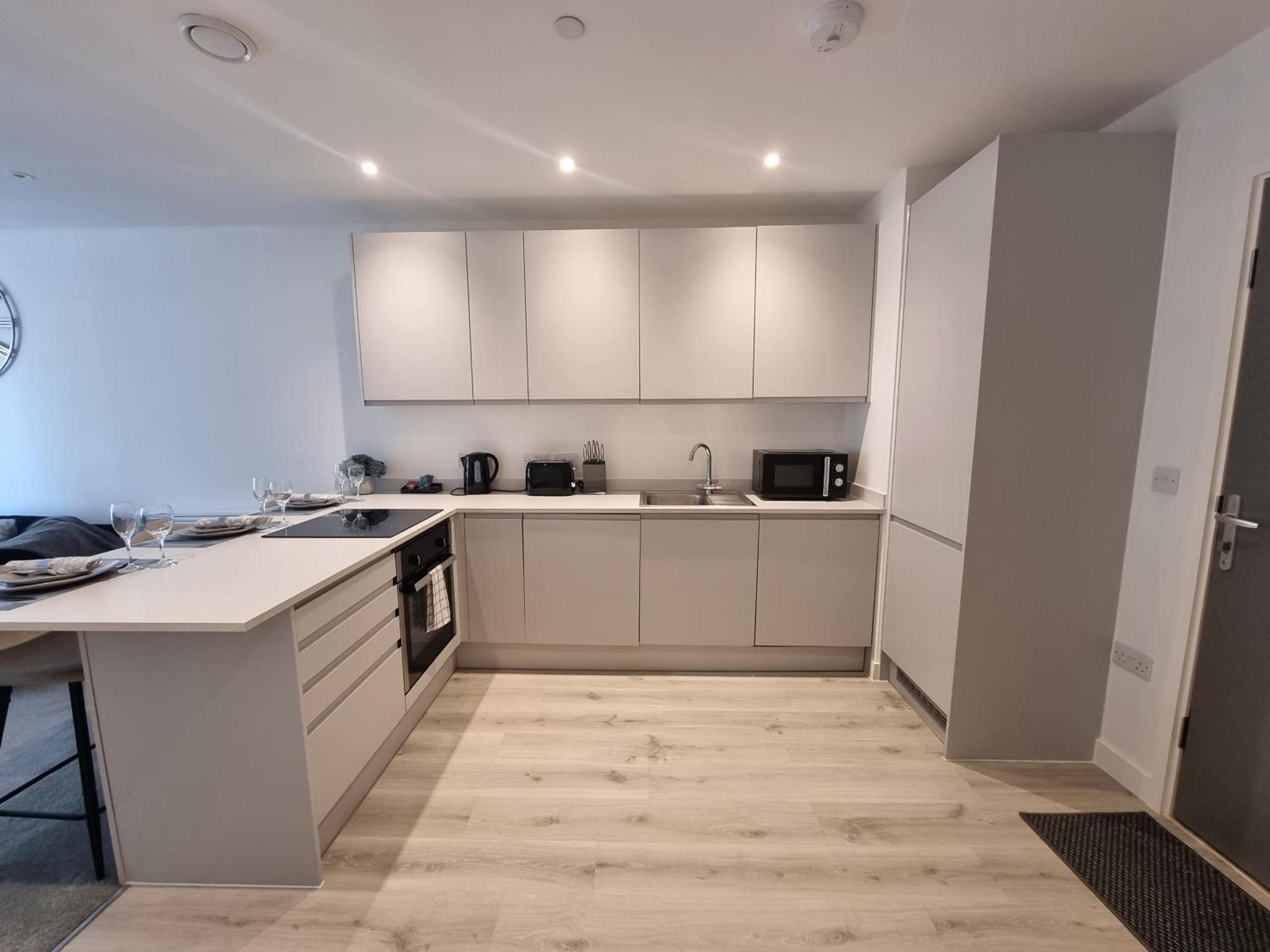 Trafford Suite Modern 1 Bed With Cinema Room Manchester Buitenkant foto